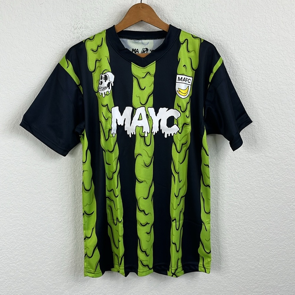 MAYC Mutant Ape Yacht Club Soccer Jersey Striped BAYC 00